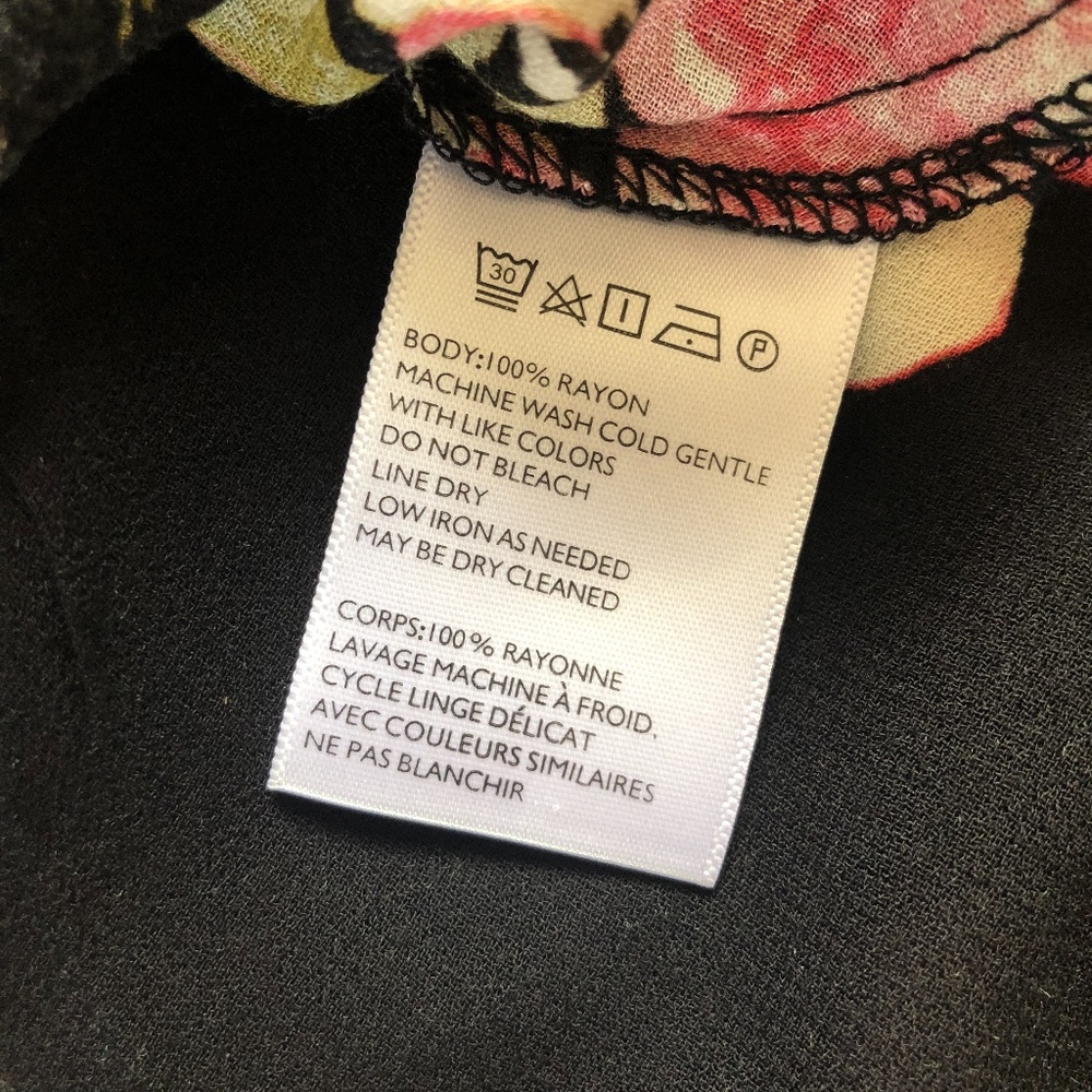 🎉HP🎉 Urban Outfitters Ecote Lizzie Black Floral Mini Dress - Picture 10 of 10